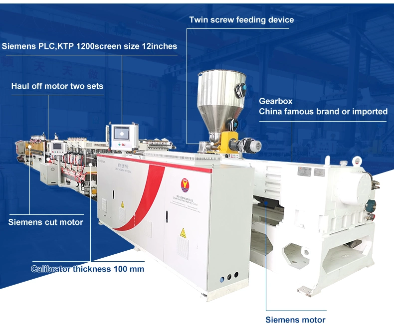 Sanyi UL Standard PVC WPC Cabinet Foam Board Production Line