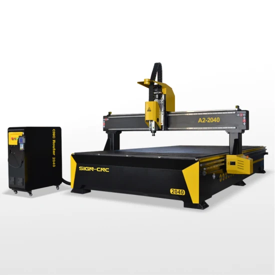 Letrero CNC enrutador de madera de alta velocidad de un solo cabezal 1325/1530/2030/2040 carpintería 3D grabado CNC máquina enrutadora con precio de suministro de fábrica